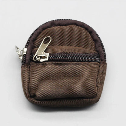 Labubu Doll Canvas Backpack Simulation Pet Bag for 15/17cm Dolls Cute Doll Accessories by Smarsty