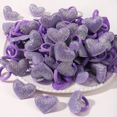 Cute Girls Hair Ties Soft No Harm Ponytail Holders 10Pack - Smarsty