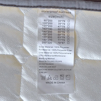 Waterproof Quilted Mattress Protector for Ultimate Bed Protection - Smarsty