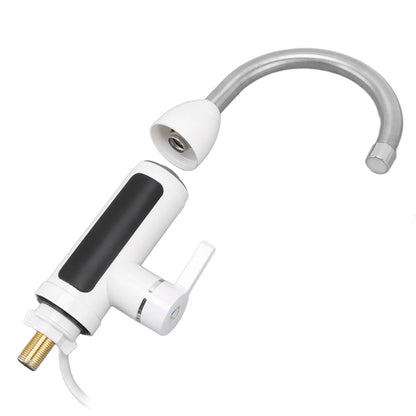 3000W Instant Heating Faucet Water Heater Faucet IPX4 ABS Tankless Stainless Steel Kitchen Heating Tap for Home