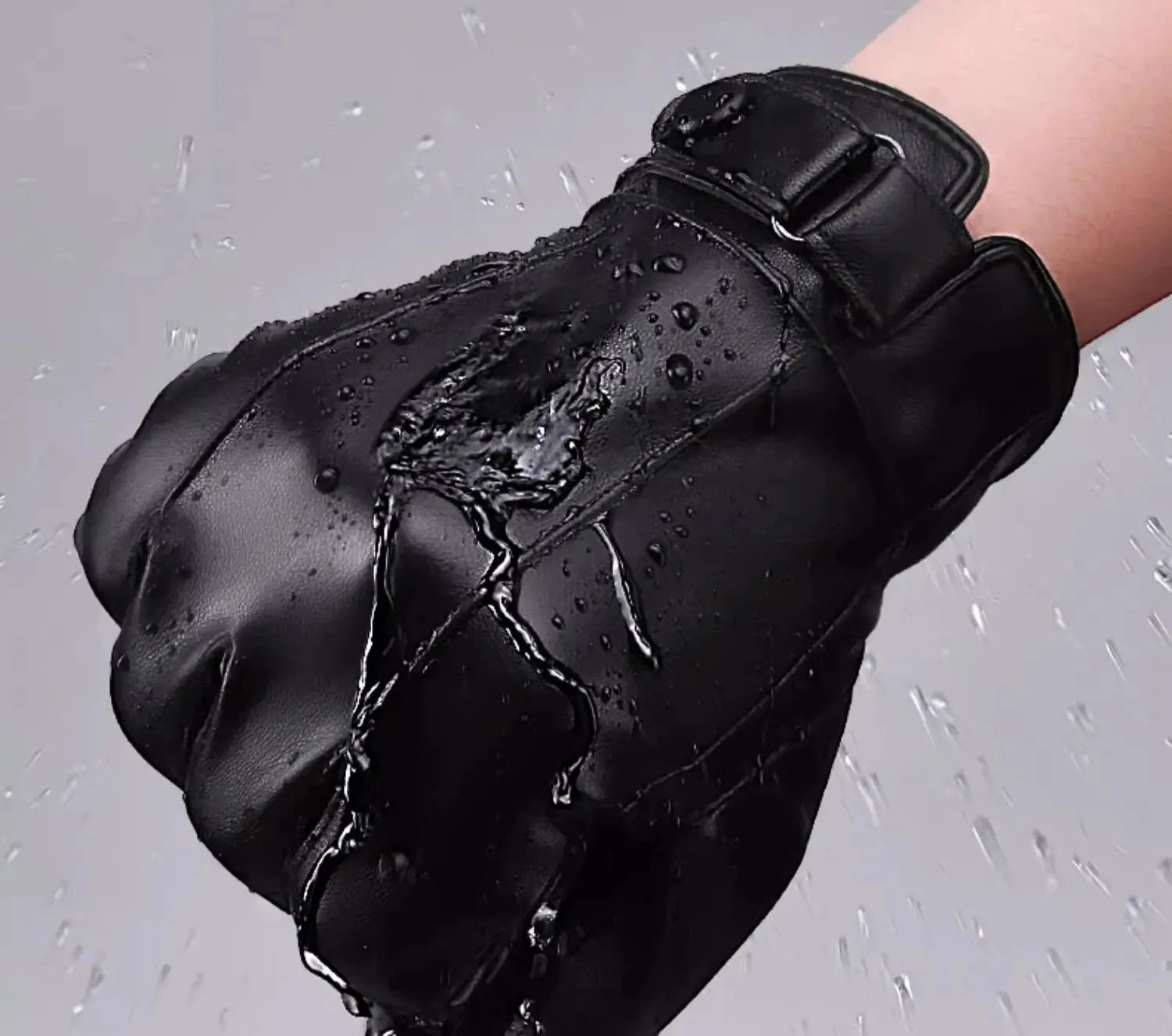 Men's Waterproof Winter Cycling Gloves Warm Cold Protection - Smarsty