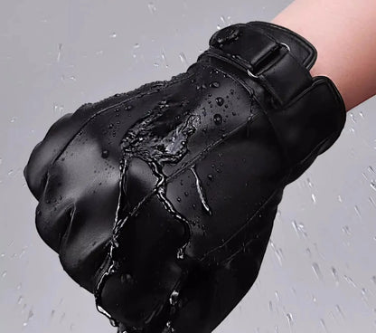 Men's Waterproof Winter Cycling Gloves Warm Cold Protection - Smarsty