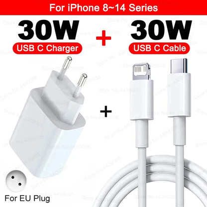 Efficiently 30W USB C Fast PD Charger For iPhone Pro - Smarsty