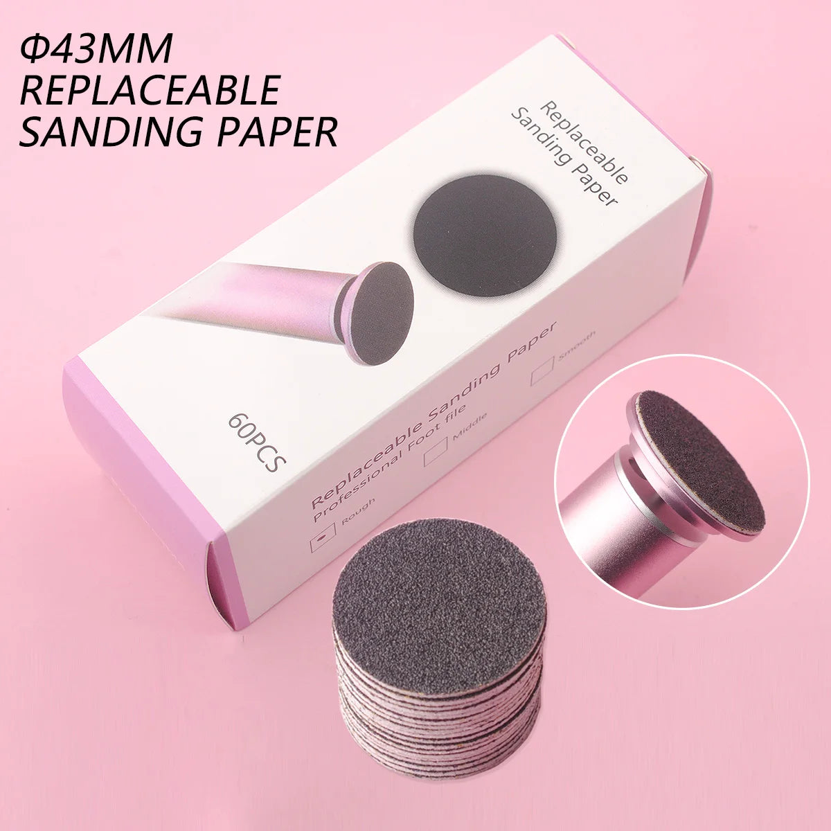 Professional 60pcs Foot Dead Skin Sandpaper For Pedicures - Smarsty