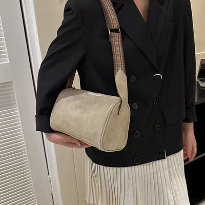Vintage PU Leather Crossbody Bag For Women Compact Purse - Smarsty