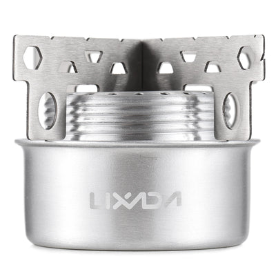 Outdoor Mini Alcohol Stove Aluminum Alloy Alcohol Stove with Lid Outdoor Camping Hiking Backpacking Cooking Stove by Smarsty