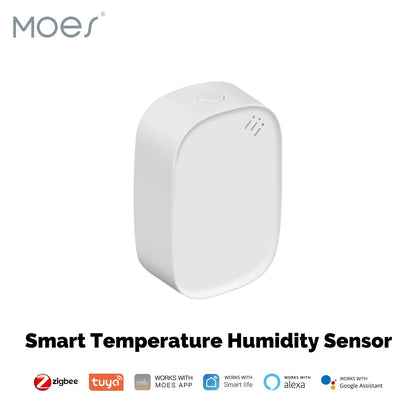 MOES Zigbee Smart Temperature Humidity Sensor for Home Monitoring - Smarsty