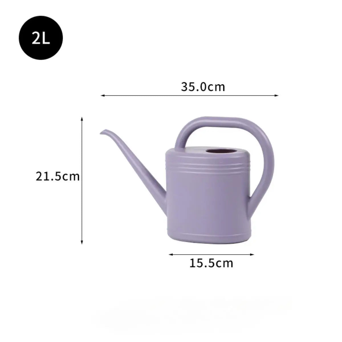 2L Watering Can with Long Spout for Indoor Plants - Smarsty