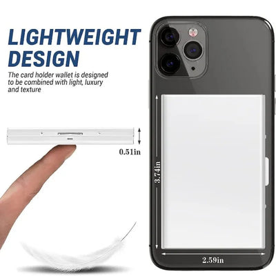 Antitheft ANTI Rfid Blocking ID Bank Credit Card Holder Wallets Men Slim Thin Aluminum Box Metal Mini Minimalist Cardholder Case - Smarsty
