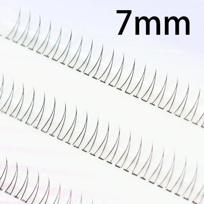 J Curl V Shape Natural Bottom Eyelashes for Manga Look - Smarsty