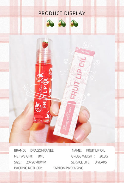 Hydrating Avocado Lip Oil Roller for Moisturized Lips - Smarsty