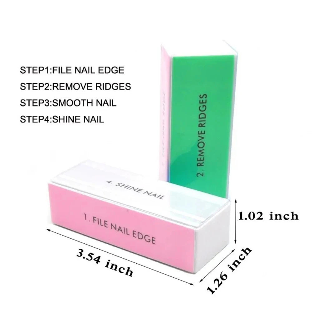 LULAA Professional 4 Way Nail Buffer Block Set - Smarsty