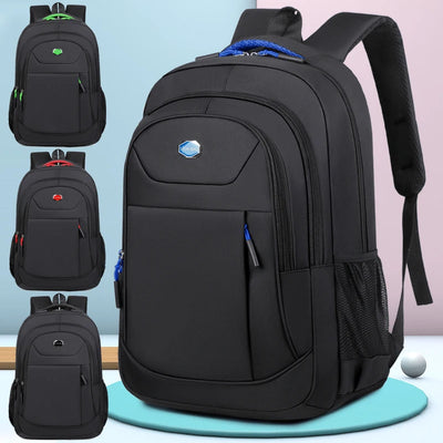 Men's Backpack Oxford Waterproof Backpack Business Computer Bag Leisure Travel Backpack High School Student Backpack - Smarsty