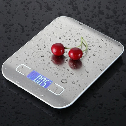 Digital Kitchen Scale with LCD Display and USB Charging - Smarsty