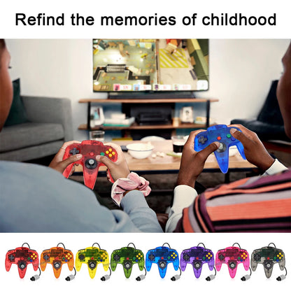 N64 Classic Wired Gamepad Controller With 8 Color Options - Smarsty