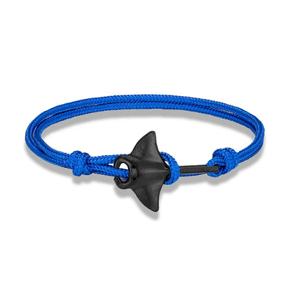 Adjustable Ocean Animals Manta Ray Paracord Bracelet - Smarsty