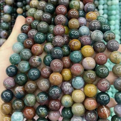 Natural Stone Beads Blue Tiger Eye Crystal Amethyst Rose Quartz Gemstone Bead for Jewelry Making Bracelet Necklace 4/6/8/10MM - Smarsty