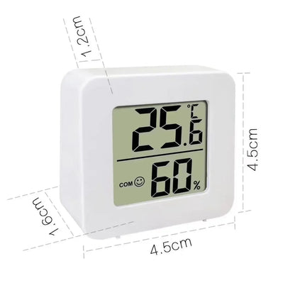 1/2/3/4/6PCS Mini LCD Digital Thermometer Hygrometer Indoor Room Temperature Humidity Meter Sensor Gauge Weather Station Set