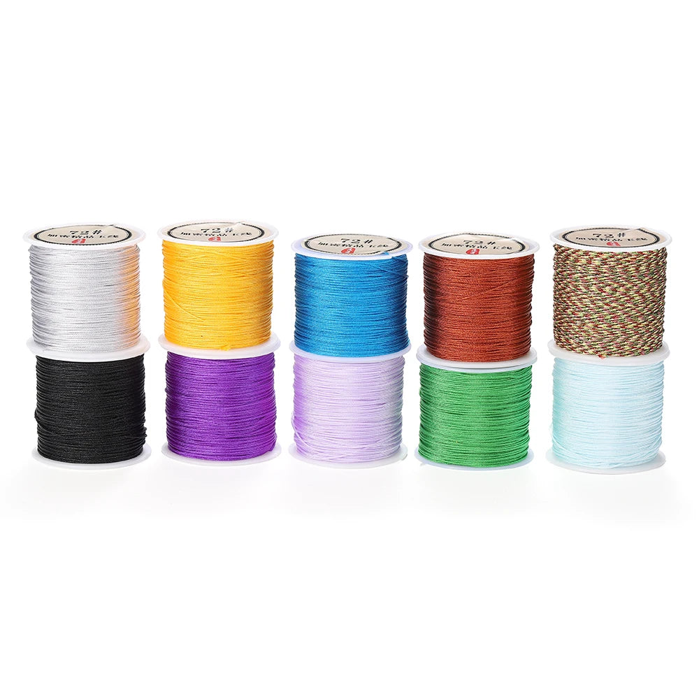 50M Nylon Thread Cord For Jewelry Making Durable Smooth - Smarsty