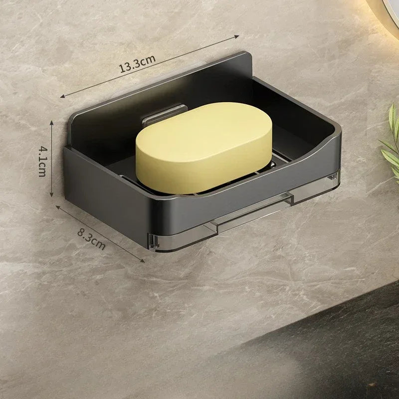 Wall Mounted Soap Holder with Double Drainage Design - Smarsty