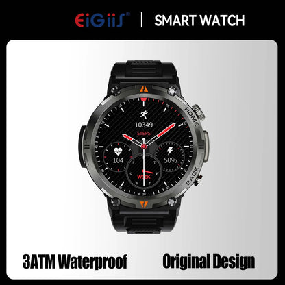 EIGIIS KE3 Smart Watch Bluetooth Call Waterproof Health Monitor - Smarsty