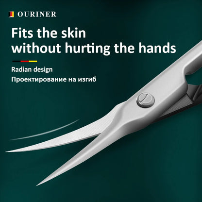 Stainless Steel Cuticle Scissors for Precise Trimming - Smarsty