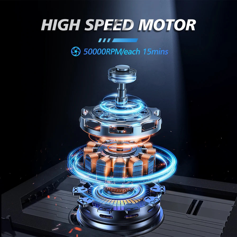 Laptop Cooling Pad RGB USB Cooler Adjustable Stand