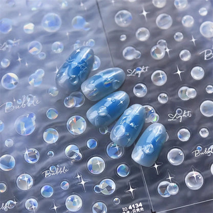 Dreamy Summer Beach Nail Art Stickers for Manicure - Smarsty