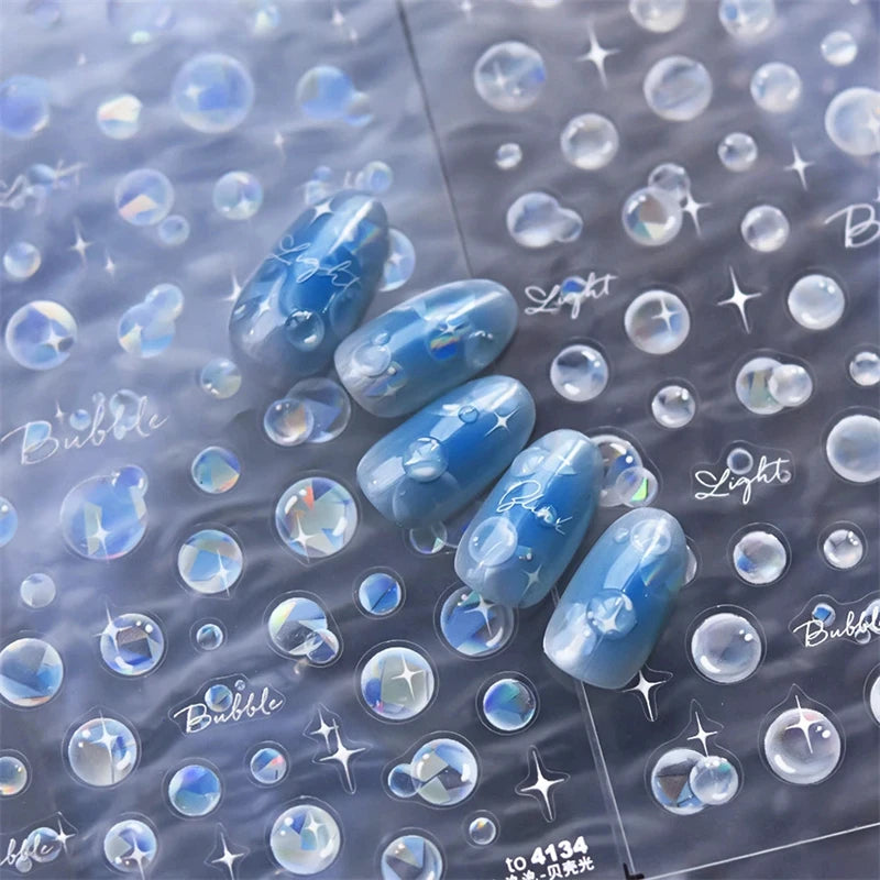 Dreamy Summer Beach Nail Art Stickers for Manicure - Smarsty