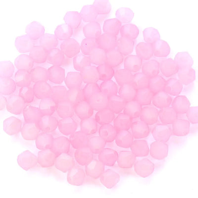 100Pcs 4MM Glass Bicone Beads for Jewelry Making - Smarsty
