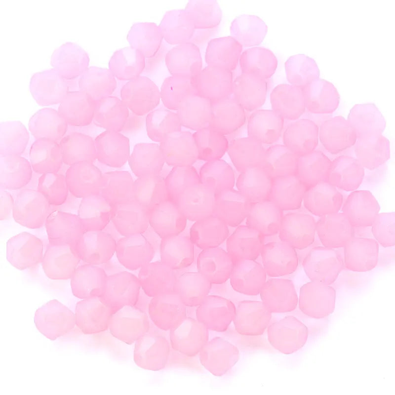 100Pcs 4MM Glass Bicone Beads for Jewelry Making - Smarsty