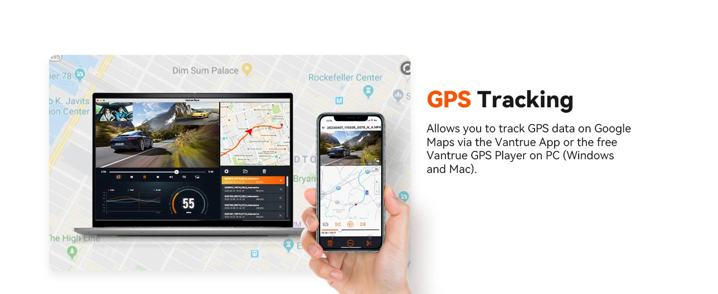 4K Car Dash Cam Featuring GPS And Three Lenses Elite - Smarsty