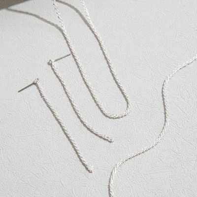 Shiny Silver Plated Necklace and Bracelet Jewelry Set - Smarsty
