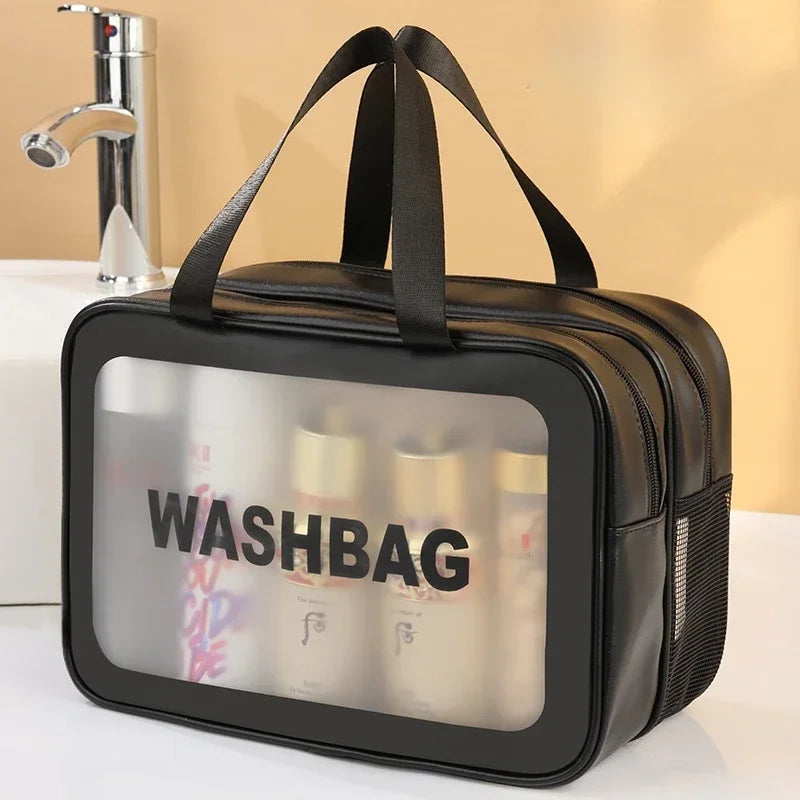 Wet-dry separation makeup bag portable toiletry bag travel essentials large capacity storage bag fitness swimming essentials - Smarsty