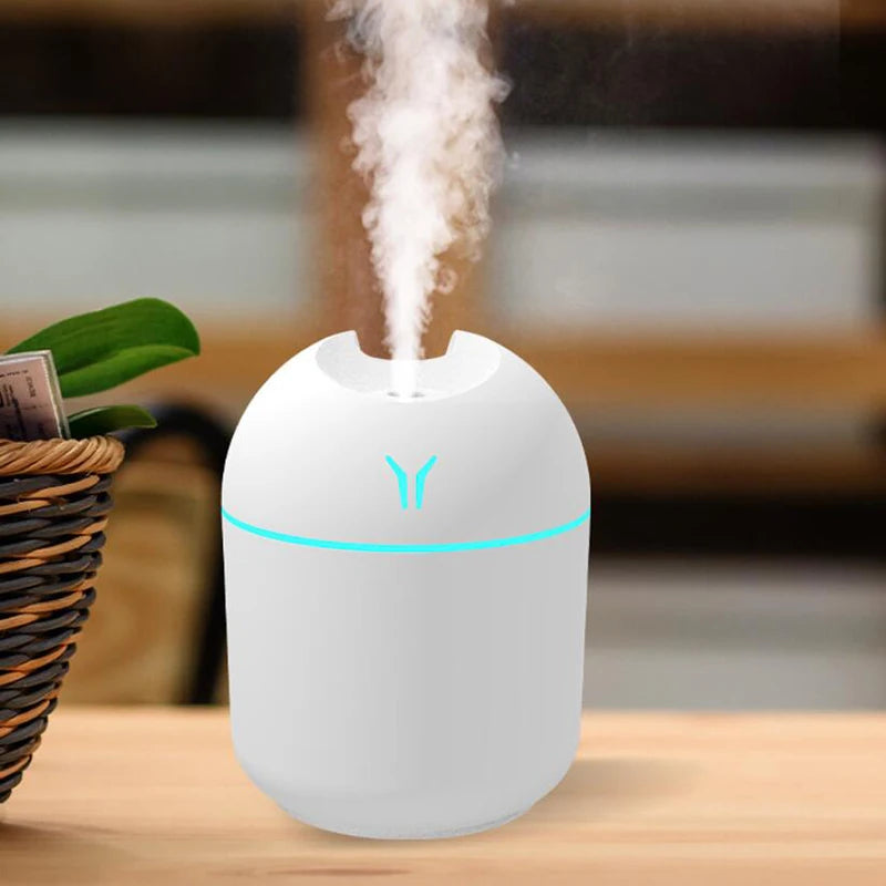 USB Mini Aroma Essential Oil Humidifier with LED Lamp - Smarsty