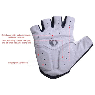 Cycling Gloves Half Finger Gel Anti-Slip Anti-Sweat Road Bike Gloves For Men Mtb Gloves Half Finger Gel Cycling Equipment by Smarsty