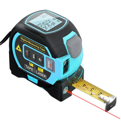 3 in 1 Laser Rangefinder with LCD Display and Tape Measure - Smarsty