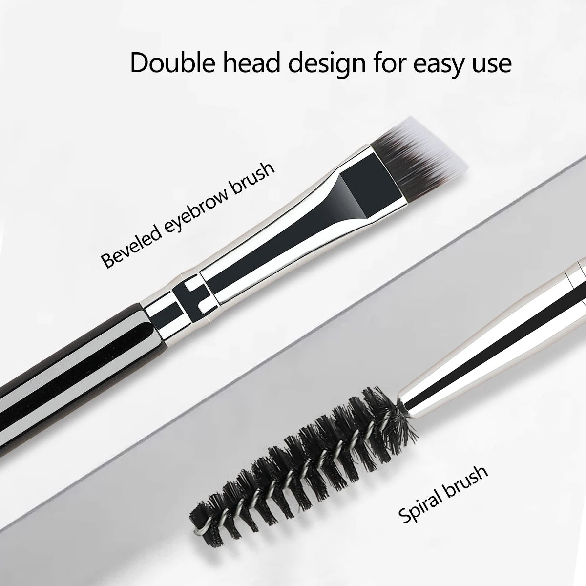 Dual Ended Eyebrow Brush With Spoolie For Perfect Brows - Smarsty