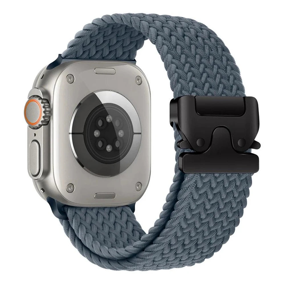 Parachute Straps for Apple watch 10 Band 46mm 42mm 45mm Ultra 49mm 44mm 41mm Braided bracelet correa iWatch Series 9 8 SE 5 6 7 - Smarsty