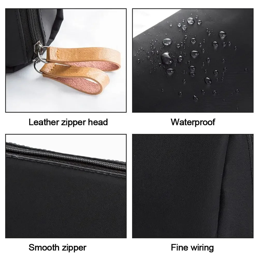 Portable Cosmetic Bag With Coin Pouch And Organizer - Smarsty