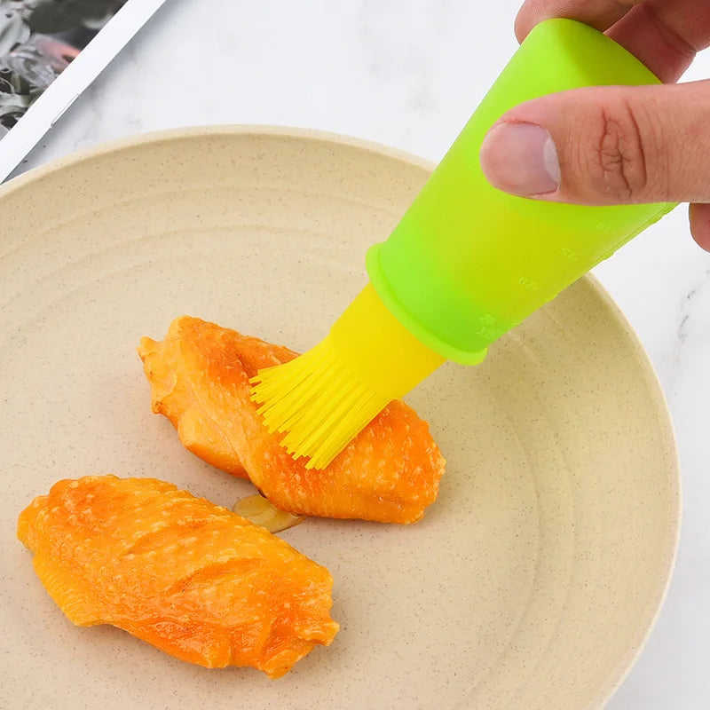 Silicone Oil Dispenser Brush for High Temperature Cooking - Smarsty
