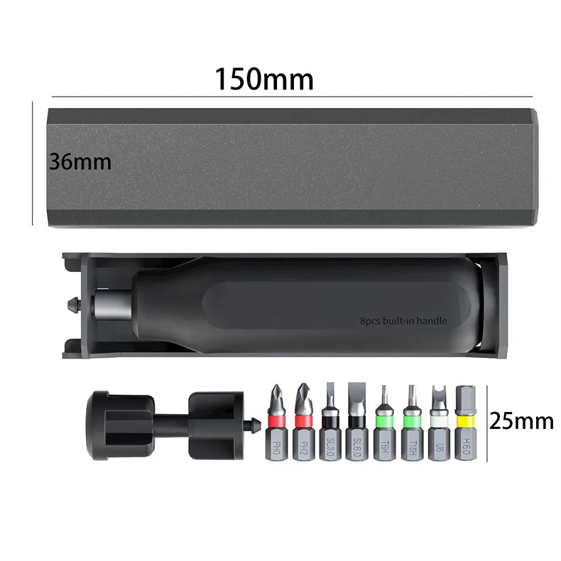 Precision Screwdriver Set 8 32 43 46 in 1 Torx Hex Phillips Magnetic Screwdriver Bit Phone Watch Laptop Mini Repair Tool Set - Smarsty
