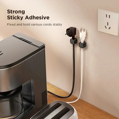 Magnetic Cable Clip Cable Holder Adhesive Wire Keeper Cord Cable Organizer for Home Office Under Desk Management - Smarsty