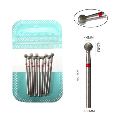 10 Piece Diamond Nail Drill Bit Set for Perfect Manicures - Smarsty
