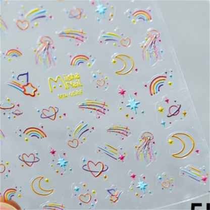 Kawaii Butterfly Nail Stickers for Stunning Manicure Decor - Smarsty