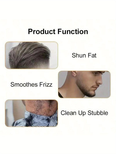 LCD Electric Hair Clipper for Men Oil Shaving Head Pusher Sculpture Shaver Rechargeable Hair Trimmer Hairdressing Set Gifts - Smarsty