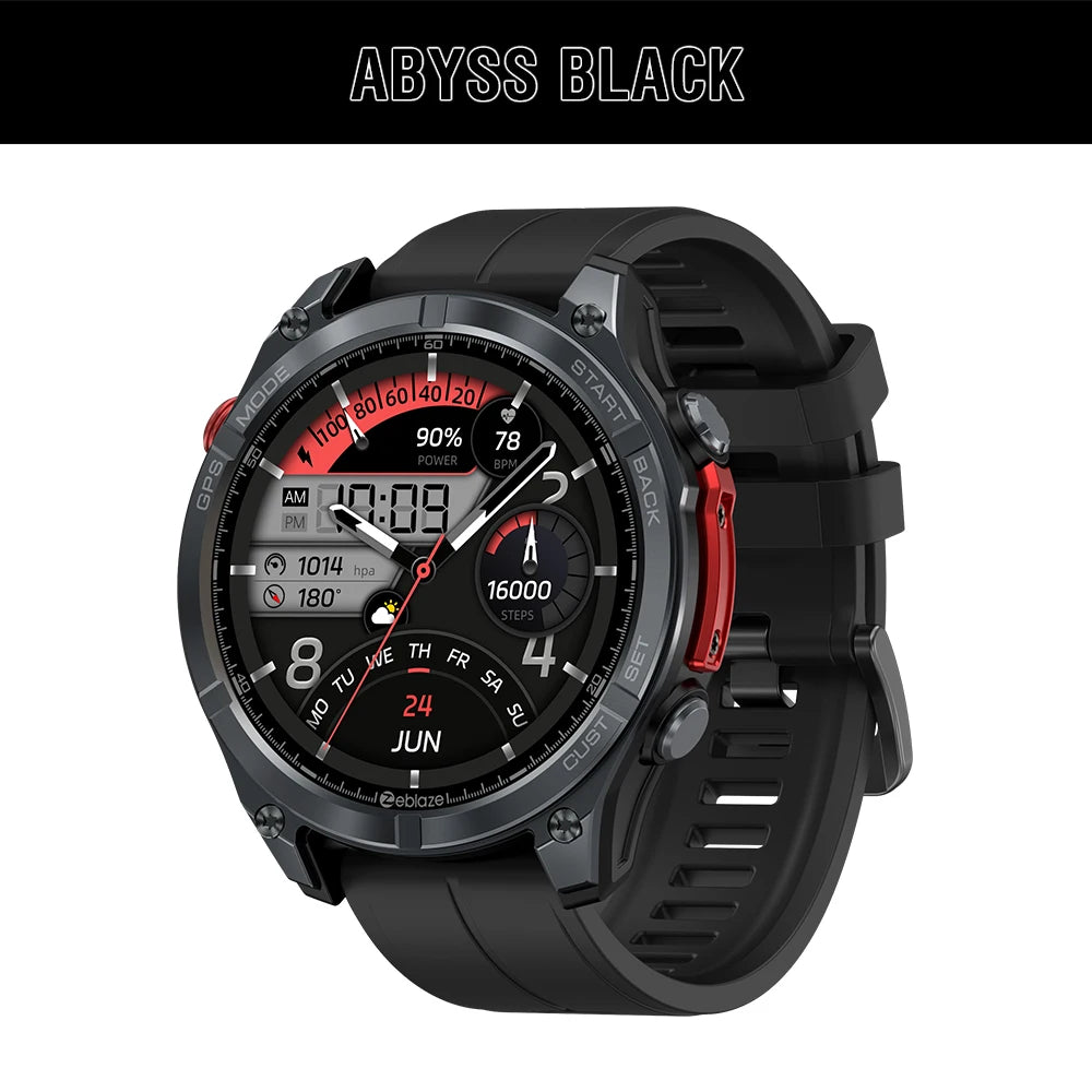 Zeblaze Stratos 4 GPS Smart Watch with AMOLED Display - Smarsty