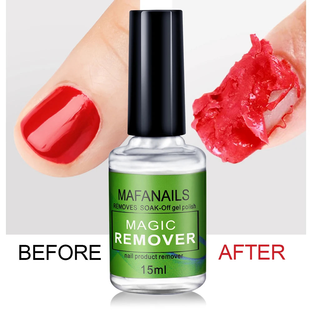 Quick Soak Off Nail Gel Remover 15ml Non-Irritating - Smarsty