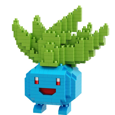 DIY Pokemon Blocks Small Cartoon Mini Building Block Pikachu Charizard Eevee Mewtwo Anime Assemble Action Model Dolls Toys by Smarsty