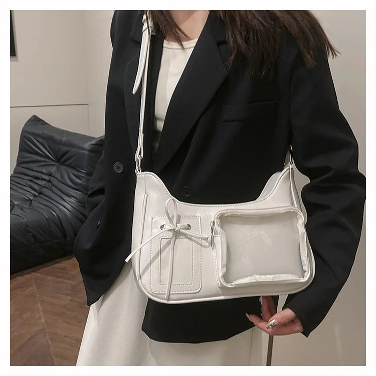 Y2K Harajuku Transparent Ita Bag Crossbody Purse For Women - Smarsty